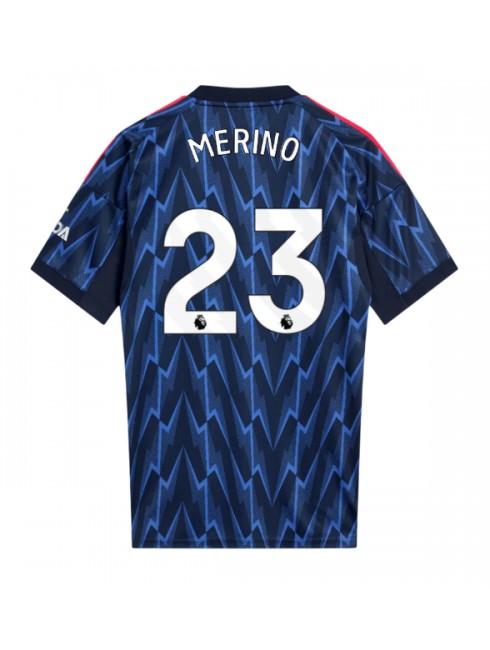 Arsenal Mikel Merino #23 Replika Borta Kläder 2025-26 Kortärmad Arsenal Mikel Merino #23 Replika Borta Kläder 2025-26 Kortärmad